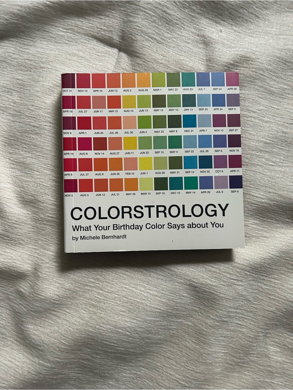 Colorstrology by Michele Bernhardt — White Cover with Multicolor Palette